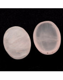 Cuarzo Rosa. Ovalado. 25x18x5~7 mm. Sin perforación. 1 unidad. Cuarzo Rosa. Ovalado. 25x18x5~7 mm. Sin perforación. 1 unidad.