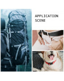 Hebilla TipTop. Plástico. 29x15x6 mm. 11x3,5 mm agujero. 10 set.