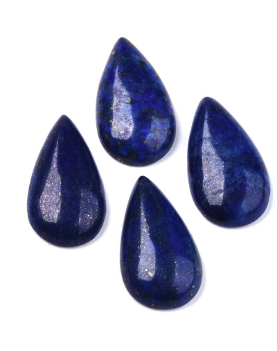 Lapislazuli. Gota. 28~29x15~17x6~9 milímetros. Sin perforación. 1 unidad.