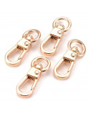 Accesorio para llaveros. Aleación de cobre. Color dorado. 31x12x6 milímetros. 2 unidades. Accesorio para llaveros. Aleación de cobre. Color dorado. 31x12x6 milímetros. 2 unidades.