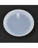 Molde para resina. Dijes Collar: Moneda. 42x7,5 milímetros. 3 mm perforación. 1 unidad. Molde para resina. Dijes Collar: Moneda. 42x7,5 milímetros. 3 mm perforación. 1 unidad.