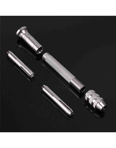 Taladro manual. Mango de aleación. 100 milímetros. Sin brocas. 1 unidad. Taladro manual. Mango de aleación. 100 milímetros. Sin brocas. 1 unidad.