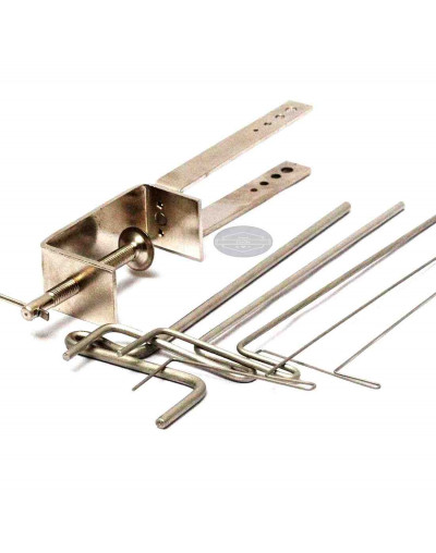 Enrollador de alambre. Coiling Gizmo. Tamaños: 1.2, 1.6, 3.2. 4.2 y 5.2 mm. 1 set. Enrollador de alambre. Coiling Gizmo. Tamaños: 1.2, 1.6, 3.2. 4.2 y 5.2 mm. 1 set.