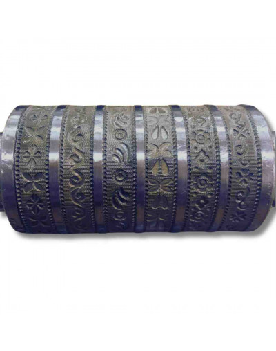 Rodillo patrones (11). 140 mm rodillo. 75 mm zona trabajo. Diseños 9 mm ancho. 6 diseños. 1 ud.