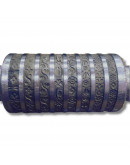 Rodillo patrones (12). 140 mm rodillo. 75 mm zona trabajo. Diseños 5 mm ancho. 8 diseños. 1 ud. Rodillo patrones (12). 140 mm rodillo. 75 mm zona trabajo. Diseños 5 mm ancho. 8 diseños. 1 ud.