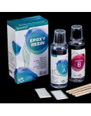 Resina Epoxy. Color cristal. Relación 1:1. 16+16 onzas (950 ml). Incluye accesorios. 1 set.