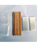 Resina Epoxy. Color cristal. Relación 1:1. 16+16 onzas (950 ml). Incluye accesorios. 1 set.