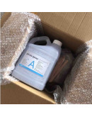 Resina Epoxy. Color cristal. Relación 1:1. 1/2+1/2 galón (3780 ml). Incluye accesorios. 1 set.