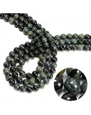 Jásper Kambaba. 10 mm diámetro. 1 mm perforación. 35 unidades hilo aproximado. 1 hilo. Jásper Kambaba. 10 mm diámetro. 1 mm perforación. 35 unidades hilo aproximado. 1 hilo.