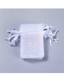 Bolsa de regalo. Color blanco. Cierre con cordón. 70x50 milímetros. 10 unidades. Bolsa de regalo. Color blanco. Cierre con cordón. 70x50 milímetros. 10 unidades.
