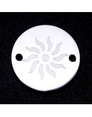 Sol. Acero inoxidable. Color plateado. 12x1 milímetro. 1,2 mm perforación. 1 unidad.