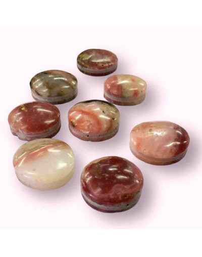 Opalo Rosado. Origen: Perú. Dije ranurado. Varias formas. 1 unidad.