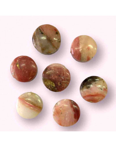 Opalo Rosado. Origen: Perú. Dije ranurado. Varias formas. 1 unidad.