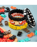 Hebilla TipTop. Plástico. Varios colores. 29x15x6 mm. 11x3,5 mm agujero. 10 set.