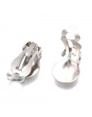 Pin aretes Clip-On. Acero inoxidable. Color plateado. 9,8 mm bandeja. 16x10x7 mm. 2 uds. Pin aretes Clip-On. Acero inoxidable. Color plateado. 9,8 mm bandeja. 16x10x7 mm. 2 uds.