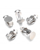Pin aretes Clip-On. Acero inoxidable. Color plateado. 9,8 mm bandeja. 16x10x7 mm. 2 uds. Pin aretes Clip-On. Acero inoxidable. Color plateado. 9,8 mm bandeja. 16x10x7 mm. 2 uds.