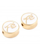 Fé. Aleación de cobre. Baño 18k Gold. 11x4,5 milímetros. 1,8 mm perforación. 1 ud. Fé. Aleación de cobre. Baño 18k Gold. 11x4,5 milímetros. 1,8 mm perforación. 1 ud.