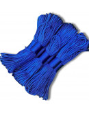 Paracord 550. Núcleo 7 hilos. 4 mm diámetro. AZUL MARINO. Rollo de 100 pies (30,5 metros).