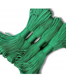 Paracord 550. Núcleo 7 hilos. 4 mm diámetro. VERDE. Rollo de 100 pies (30,5 metros).