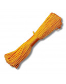 Paracord 550. Núcleo 7 hilos. 4 mm diámetro. NARANJA. Rollo de 100 pies (30,5 metros).