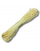 Paracord 550. Núcleo 7 hilos. 4 mm diámetro. CREMA. Rollo de 100 pies (30,5 metros).