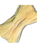 Paracord 550. Núcleo 7 hilos. 4 mm diámetro. CREMA. Rollo de 100 pies (30,5 metros).