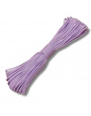 Paracord 550. Núcleo 7 hilos. 4 mm diámetro. LILA. Rollo de 100 pies (30,5 metros).
