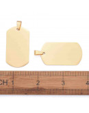 Blank Stamping, Chapa. Acero inoxidable. Color Dorado. 43x24x1,8 mm. 5x8 mm cierre. 1 unidad. Blank Stamping, Chapa. Acero inoxidable. Color Dorado. 43x24x1,8 mm. 5x8 mm cierre. 1 unidad.