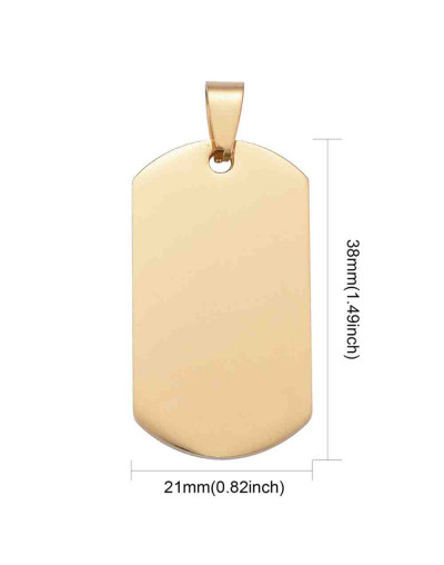 Blank Stamping. Chapa. Acero inoxidable. Color Dorado. 38x21x1,8 mm. 5x8 mm cierre. 1 unidad. Blank Stamping. Chapa. Acero inoxidable. Color Dorado. 38x21x1,8 mm. 5x8 mm cierre. 1 unidad.