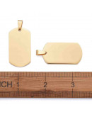 Blank Stamping. Chapa. Acero inoxidable. Color Dorado. 38x21x1,8 mm. 5x8 mm cierre. 1 unidad. Blank Stamping. Chapa. Acero inoxidable. Color Dorado. 38x21x1,8 mm. 5x8 mm cierre. 1 unidad.