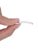 Blank Stamping. Rectángulo. Acero inoxidable. Color Plateado. 34x5x1,8 mm. 3,2 mm perforación. 1 ud.