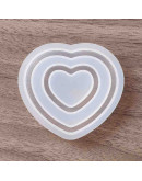 Molde calidad alimentaria. Para resina y alimentos. Corazón. 48x57x12 mm. 1 unidad. Molde calidad alimentaria. Para resina y alimentos. Corazón. 48x57x12 mm. 1 unidad.
