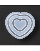 Molde calidad alimentaria. Para resina y alimentos. Corazón. 48x57x12 mm. 1 unidad. Molde calidad alimentaria. Para resina y alimentos. Corazón. 48x57x12 mm. 1 unidad.