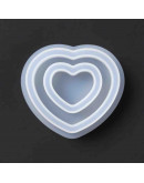 Molde calidad alimentaria. Para resina y alimentos. Corazón. 48x57x12 mm. 1 unidad. Molde calidad alimentaria. Para resina y alimentos. Corazón. 48x57x12 mm. 1 unidad.