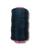 Hilo encerado poliéster. Color Negro M1003. Artist Twine. 1 milímetro grosor. 180 metros. 1 cono.
