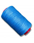 Hilo encerado poliéster. Color Celeste X156. Artist Twine. 1 milímetro grosor. 180 metros. 1 cono.