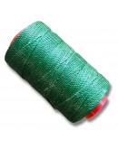 Hilo encerado poliéster. Color Verde M1195. Artist Twine. 1 milímetro grosor. 180 metros. 1 cono.