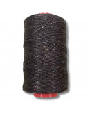 Hilo encerado poliéster. Color Café M1051. Artist Twine. 1 milímetro grosor. 180 metros. 1 cono.