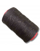 Hilo encerado poliéster. Color Café M1051. Artist Twine. 1 milímetro grosor. 180 metros. 1 cono.