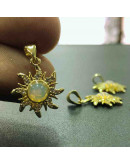 Sol. Aleación+Zirconia. Baño 18kGold. 15x4 milímetros. 7x5 mm cierre. 1 unidad. Sol. Aleación+Zirconia. Baño 18kGold. 15x4 milímetros. 7x5 mm cierre. 1 unidad.