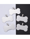 Blank Stamping. Hueso. Acero inoxidable. Color Plateado. 22x40x1,8 mm. 3x6 mm cierre. 1 ud. Blank Stamping. Hueso. Acero inoxidable. Color Plateado. 22x40x1,8 mm. 3x6 mm cierre. 1 ud.