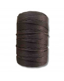 Nylon Twist. Hilo tipo espiga 18. CAFE. 1,8 mm grosor. 200 gramos neto. 180 metros. 1 cono. Nylon Twist. Hilo tipo espiga 18. CAFE. 1,8 mm grosor. 200 gramos neto. 180 metros. 1 cono.