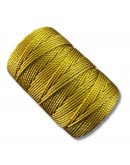 Nylon Twist. Hilo tipo espiga 18. DORADO. 1,8 mm grosor, 200 gramos neto. 180 metros. 1 cono Nylon Twist. Hilo tipo espiga 18. DORADO. 1,8 mm grosor, 200 gramos neto. 180 metros. 1 cono