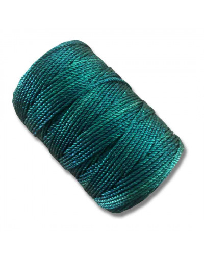 Nylon Twist. Hilo tipo espiga 18. VERDE. 1,8 mm grosor. 200 gramos neto. 180 metros. 1 cono.