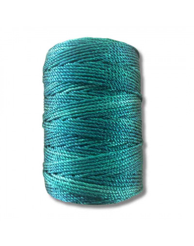 Nylon Twist. Hilo tipo espiga 18. VERDE. 1,8 mm grosor. 200 gramos neto. 180 metros. 1 cono.