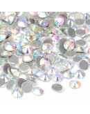 Rhinestone termo adhesivo. Faceteado. Color: Crystal AB. 4.6~4.8 mm (SS20). 360 uds aprox. Rhinestone termo adhesivo. Faceteado. Color: Crystal AB. 4.6~4.8 mm (SS20). 360 uds aprox.
