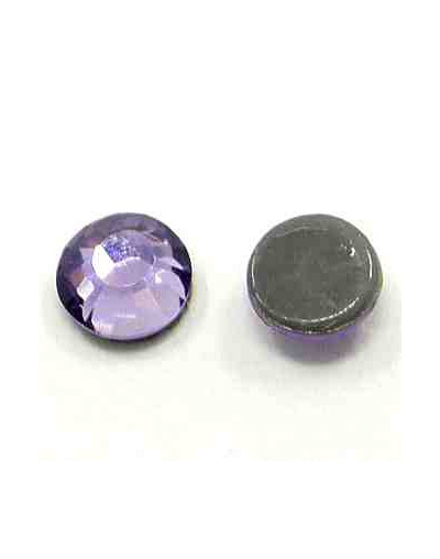 Rhinestone termo adhesivo. Faceteado. Color: Tanzanite. 4.6~4.8 mm (SS20). 360 uds aprox.