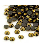 Rhinestone termo adhesivo. Faceteado. Color: Aurum. 4.6~4.8 mm (SS20). 360 uds aprox. Rhinestone termo adhesivo. Faceteado. Color: Aurum. 4.6~4.8 mm (SS20). 360 uds aprox.