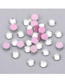 Rhinestone. Cabujón Faceteado. Color: Crystal. 2.7~2.8 mm (SS10). 1440 uds aprox. Rhinestone. Cabujón Faceteado. Color: Crystal. 2.7~2.8 mm (SS10). 1440 uds aprox.