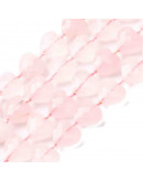Cuarzo Rosa. Corazón. Faceteado. 9x10x4 milímetros. 1,2 mm perforación. 1 unidad. Cuarzo Rosa. Corazón. Faceteado. 9x10x4 milímetros. 1,2 mm perforación. 1 unidad.